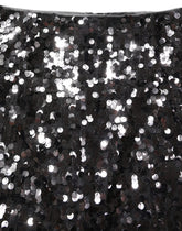 Dolce & Gabbana Bruin Sequins Versierde Penjure Rok