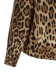 Dolce & Gabbana Brown Silk Blouse
