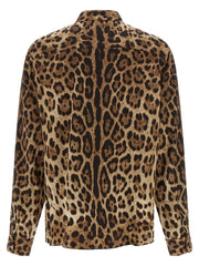 Dolce & Gabbana Brown Silk Blouse