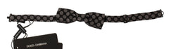 Dolce & Gabbana Brown Silk Polka Dot Jacquard Men Bow Tie Papillon - Neckties