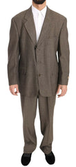 Dolce & Gabbana Brown Single Breasted Wool Suit - IT54 | XL - Pant Suits