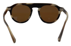 Dolce & Gabbana Brown Tortoise Oval Full Rim Eyewear DG4306 Sunglasses - Sunglasses