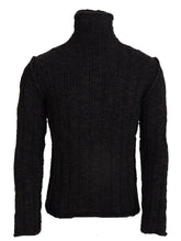 Dolce & Gabbana Brown Wool Knit Turtleneck Pullover Sweater - Sweaters