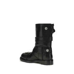 Dolce & Gabbana Buckled leather Boots - Boots