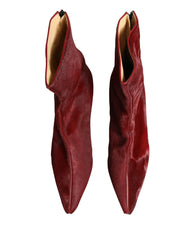 Dolce & Gabbana Stivali a Metà Polpaccio Boro - EU39/US8.5
