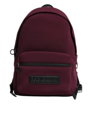 Dolce & Gabbana Burgundy Montreale Tecnico Textile Men Backpack Bag - Backpacks