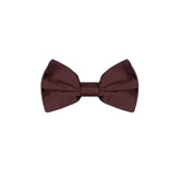 Dolce & Gabbana Burgundy Silk Bowty - One Size - Neckties