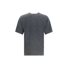 Dolce & Gabbana Cotton T-Shirt with velvety logo - T-Shirts