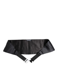 Dolce & Gabbana Dark Blue 100% Silk Belt Waist Cummerbund - Suspenders