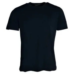 Dolce & Gabbana Dark Blue Cotton Round Neck Short Sleeves T-shirt - IT48 | M - T-Shirts