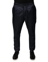 Dolce & Gabbana Dark Blue Cotton Skinny Sweatpants Pants - IT48 | M - Sweatpants