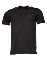 Dolce & Gabbana Dark Gray Collared Short Sleeves Polo T-shirt - IT50 | L