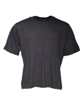 Dolce & Gabbana Dark Gray Crew Neck Short Sleeves T-shirt - IT50 | L - T-Shirts