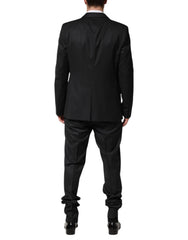 Dolce & Gabbana Dark Gray Wool Single Breasted 2 Piece Suit - IT52 | XL