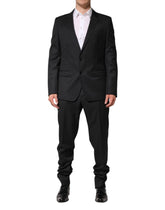 Dolce & Gabbana Dark Gray Wool Single Breasted 2 Piece Suit - IT52 | XL - Pant Suits