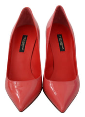 Dolce & Gabbana Dark Pink Patent Leather Heels Pumps - EU35/US4.5 - Heels