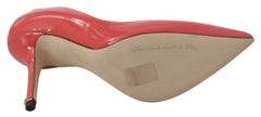 Dolce & Gabbana Dark Pink Patent Leather Heels Pumps - EU35/US4.5 - Heels