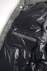 Dolce & Gabbana Elegant Chevron Knit Wool Blend Vest Jacket - IT56 | XL