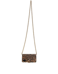 Dolce & Gabbana Flip Cover Brown Leopard Crystal iPhone X - XS Case