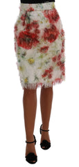 Dolce & Gabbana Floral Patterned Pencil Straight Skirt - Skirts