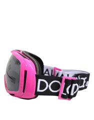 Dolce & Gabbana Fuchsia Pink Logo Ski Goggles DG6182 Mask Sunglasses - Sunglasses