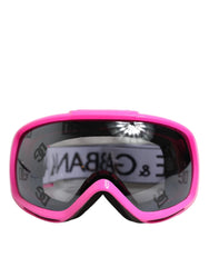 Dolce & Gabbana Fuchsia Pink Logo Ski Goggles DG6182 Mask Sunglasses - Sunglasses