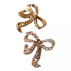 Dolce & Gabbana Gold Brass Earrings - One Size