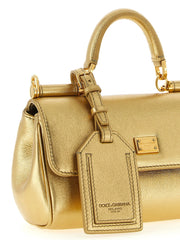Dolce & Gabbana Gold Calfskin Handbag