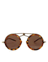 Dolce & Gabbana Gold Havana Frame DG Fatto A Mano Eyewea Sunglasses - Sunglasses