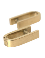 Dolce & Gabbana Gold Plated Metal Brass Pin Men Cufflinks - Cufflinks