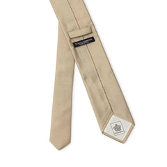 Dolce & Gabbana Gold Silk Tie