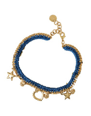 Dolce & Gabbana Gold Tone Brass Chain Iam The Star Bracelet - Bracelets