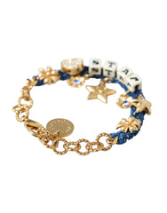 Dolce & Gabbana Gold Tone Brass Chain Star Fashion Bracelet - Bracelets