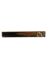 Dolce & Gabbana Gold Tone Brass Crystal Branded Accessory Tie Clip Bar - Tie Clips