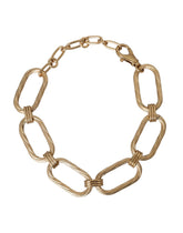 Dolce & Gabbana Gold Tone Brass Large Link Chain Jewelry Necklace - Necklaces