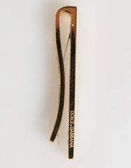 Dolce & Gabbana Gold Tone Brass Logo Branded Men Accessory Tie Clip Bar - Tie Clips