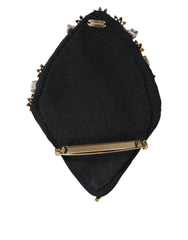 Dolce & Gabbana Gold Tone Brass Sacred Heart Crystal Embellished Brooch - Brooches & Lapel Pins