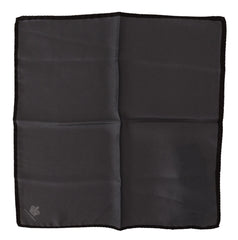 Dolce & Gabbana Gray 100% Silk Square Handkerchief Gray 100% Silk Square Handkerchief - Handkerchiefs