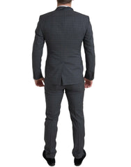 Dolce & Gabbana Gray 2 Piece Single Breasted MARTINI Suit - Pant Suits