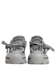 Zapatillas deportivas para hombre Dolce & Gabbana, cuero Airmaster panelado, gris - EU44/US11