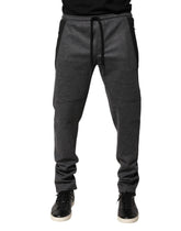 Dolce & Gabbana Gray Black Wool Blend Jogger Sweatpants Pants - IT52 | XL - Joggers