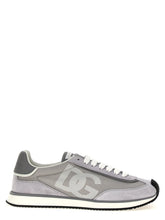 Dolce & Gabbana Gray Calfskin Athletic Sneakers - EU46/US13