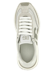 Dolce & Gabbana Gray Calfskin Low Top Sneakers