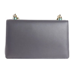 Dolce & Gabbana Gray Calfskin Shoulder Bag