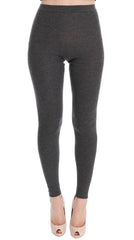 Dolce & Gabbana Gray Cashmere Stretch Tights - Hosiery