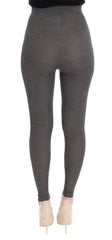 Dolce & Gabbana Gray Cashmere Stretch Tights - IT40|S - Hosiery