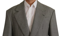 Dolce & Gabbana Gray Checkered Single Breasted Jacket Blazer - IT48 | M - Sport Jackets
