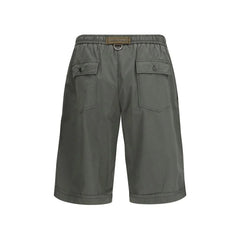 Dolce & Gabbana Graue Baumwoll-Cargo-Shorts