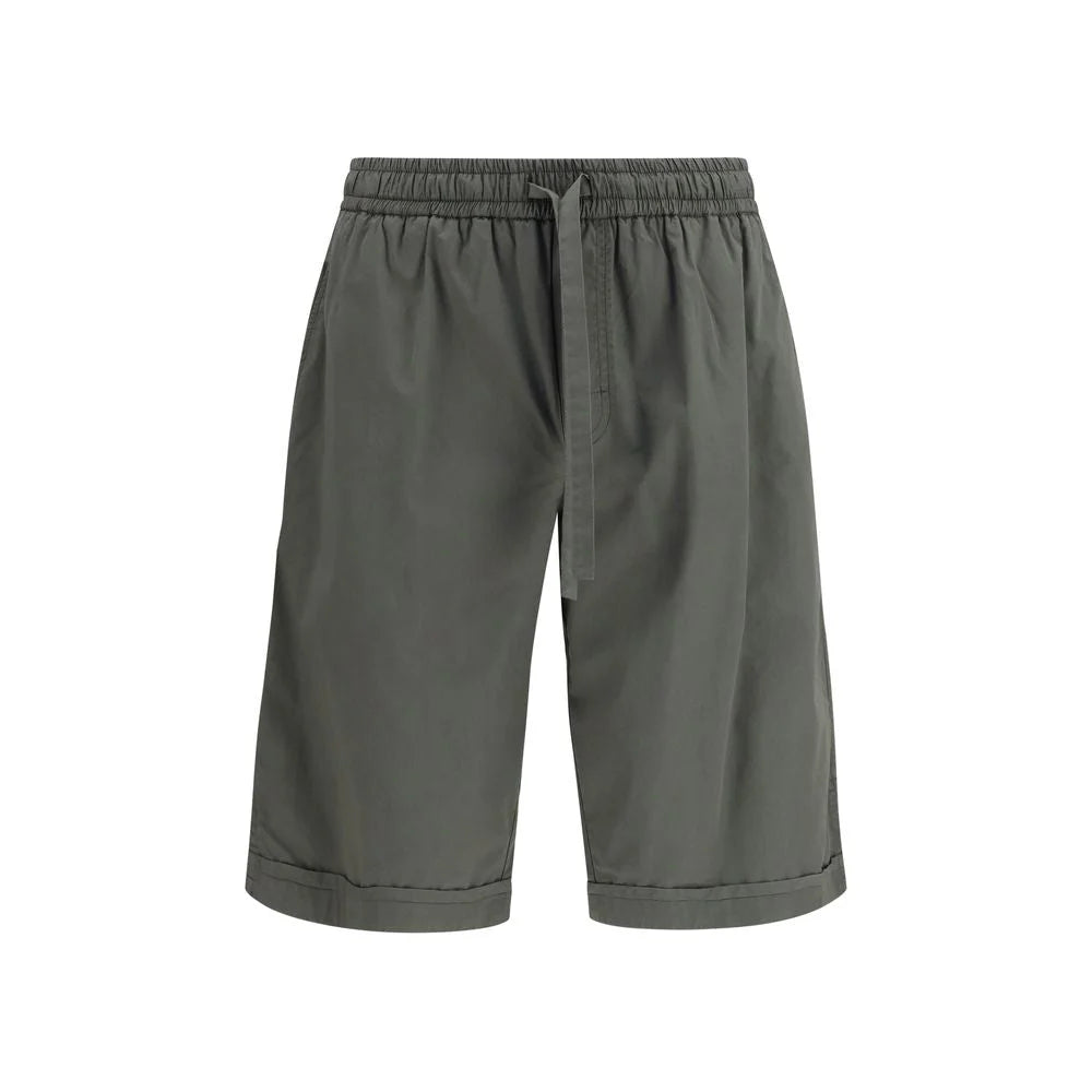 Dolce & Gabbana Graue Baumwoll-Cargo-Shorts