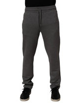 Dolce & Gabbana Gray Cotton Jogger Sweatpants Trouser Pants - IT44 | XS